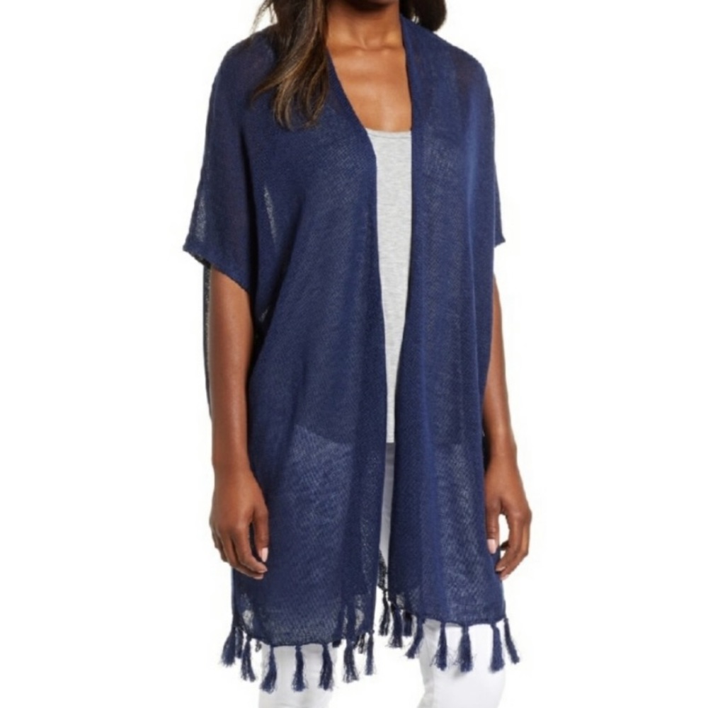 Tommy Bahama - Lea Long Fringe Cardigan Size S/M